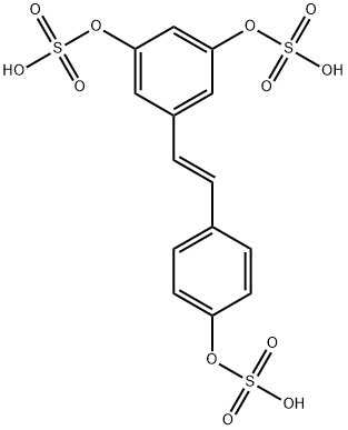 白藜芦醇杂质30 结构式
