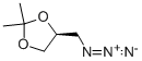 2,2-DIMETHYL-4(S)-4-AZIDOMETHYL-1,3-DIOXALANE 结构式