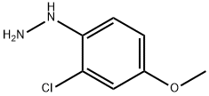 HYDRAZINE, (2-CHLORO-4-METHOXYPHENYL)- 结构式