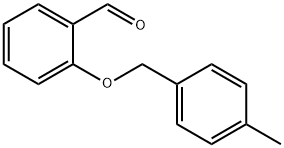 2-(4-甲苄基)氧基苯甲醛 结构式