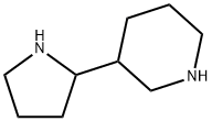 3-(2-吡咯烷基)哌啶 结构式
