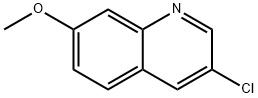 3-氯-7-甲氧基喹啉 结构式