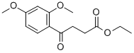 ETHYL 4-(2,4-DIMETHOXYPHENYL)-4-OXOBUTYRATE 结构式