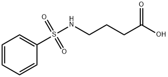4-((苯磺酰基)氨基)丁酸 结构式
