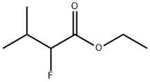 Butanoic acid, 2-fluoro-3-Methyl-, ethyl ester 结构式