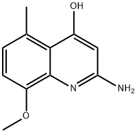 2-AMINO-4-HYDROXY-8-METHOXY-5-METHYLQUINOLINE 结构式