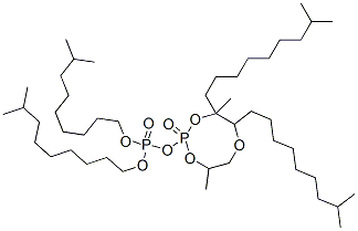 tetraisodecyl oxybis(methylethylene) diphosphate 结构式