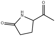 5-乙酰基-2-吡咯烷酮 结构式