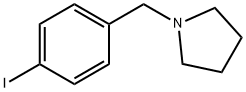 1-(4-碘苄基)吡咯烷 结构式