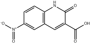 2-羟基-6-硝基-喹啉-3-甲酸 结构式