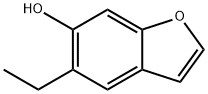 6-Benzofuranol,  5-ethyl- 结构式