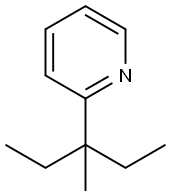 2-(1-ethyl-1-methylpropyl)pyridine 结构式