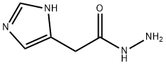 1H-Imidazole-4-acetic  acid,  hydrazide  (9CI) 结构式