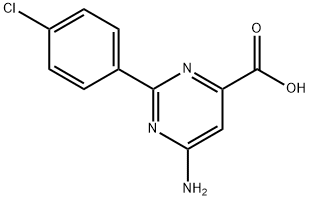 6-Amino-2-(4-chlorophenyl)pyrimidine-4-carboxylicacid