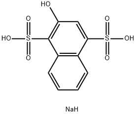 disodium 2-hydroxynaphthalene-1,4-disulphonate 结构式