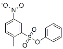 phenyl 2-methyl-5-nitrobenzenesulphonate  结构式