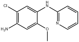 2-chloro-5-methoxy-4-(2-pyridylamino)aniline  结构式