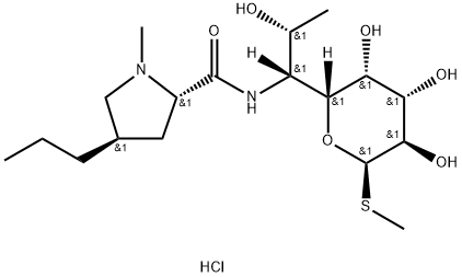盐酸林可霉素 结构式