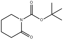 1-Boc-2-哌啶酮 结构式