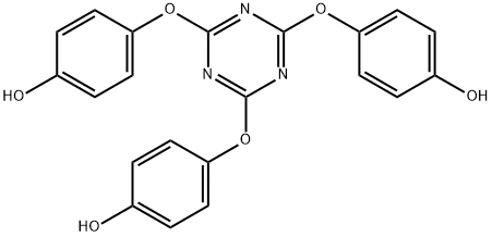 p,p',p''-[1,3,5-triazine-2,4,6-triyltris(oxy)]triphenol 结构式