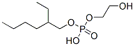 2-ethylhexyl 2-hydroxyethyl hydrogen phosphate  结构式