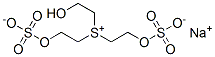 sodium 2-[(2-hydroxyethyl)[2-(sulphonatooxy)ethyl]sulphonio]ethyl sulphate 结构式