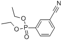 (3-CYANO-PHENYL)-PHOSPHONIC ACID DIETHYL ESTER 结构式