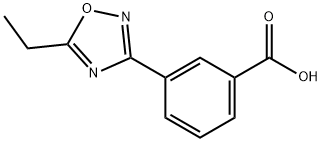 3-(5-乙基-1,2,4-二唑-3-基)苯甲酸 结构式