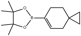 4,4,5,5-四甲基-2-(螺[2.5]-5-辛烯-6-基)-1,3,2-二噁硼烷 结构式