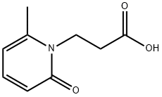 3-(6-甲基-2-氧代吡啶-1(2H)-基)丙酸 结构式