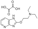5,N-Diethyl-2-(1H-imidazo(4,5-b)pyridin-2-yloxy)ethanamine ethanedioat e (1:1) 结构式