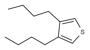 3,4-二丁基噻吩 结构式