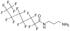 N-(3-aminopropyl)-2,2,3,3,4,4,5,5,6,6,7,7,8,8,8-pentadecafluorooctanamide 结构式