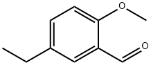 5-乙基-2-甲氧基苯甲醛 结构式
