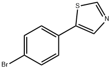 5-(4-溴苯基)-1,3-噻唑 结构式