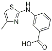 3-(4-Methyl-thiazol-2-ylamino)-benzoic acid 结构式