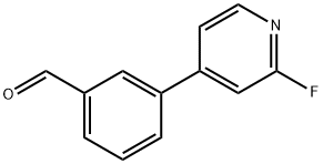 3-(2-(Methoxycarbonyl)pyridin-4-yl)benzaldehyde 结构式