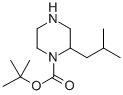 1-BOC-2-异丁基哌嗪 结构式