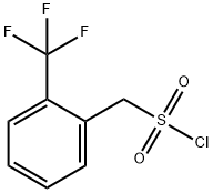2-(三氟甲基)苄磺酰氯 结构式