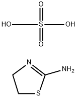 2-ammonio-4,5-dihydrothiazolium sulphate 结构式