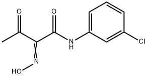 N-(3-CHLORO-PHENYL)-2-HYDROXYIMINO-3-OXO-BUTYRAMIDE 结构式