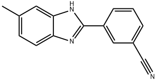 3-(5-METHYL-1H-BENZIMIDAZOL-2-YL)BENZONITRILE 结构式