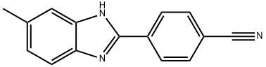 4-(5-METHYL-1H-BENZIMIDAZOL-2-YL)BENZONITRILE 结构式