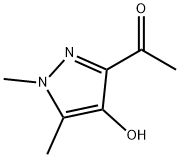 Ethanone,  1-(4-hydroxy-1,5-dimethyl-1H-pyrazol-3-yl)- 结构式