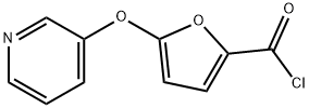 5-(pyridin-3-yloxy)furan-2-carbonyl chloride 结构式