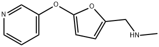 N-甲基-5-(3-吡啶氧基)-2-呋喃甲胺 结构式