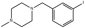 1-(3-IODOBENZYL)-4-METHYLPIPERAZINE 结构式