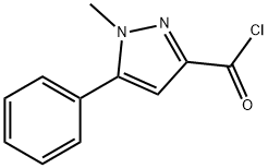 1-METHYL-5-PHENYL-1H-PYRAZOLE-3-CARBONYL CHLORIDE 结构式