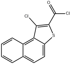 1-氯-2-苯并[E]苯并噻吩甲酰氯 结构式