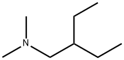 2-ethyl-N,N-dimethylbutylamine 结构式